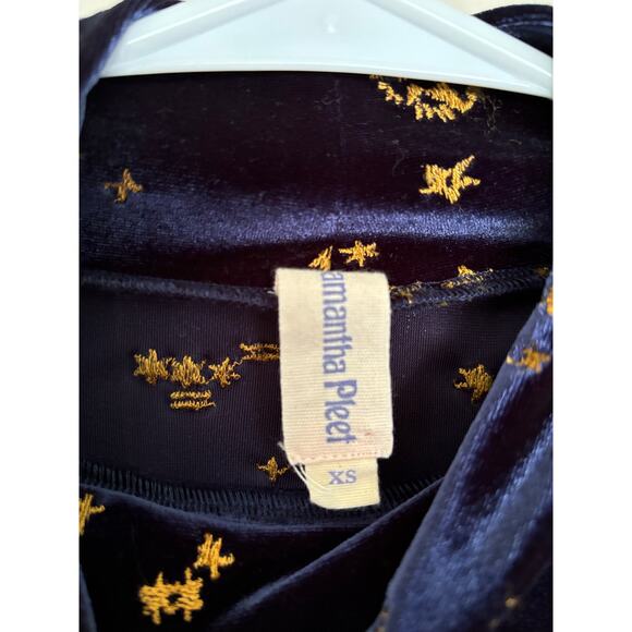 SAMANTHA PLEET Celestial Bodysuit In Midnight - Picture 4 of 4